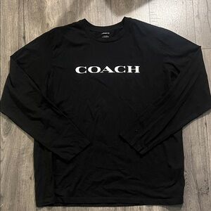 Coach Black Long Sleeve Shirt